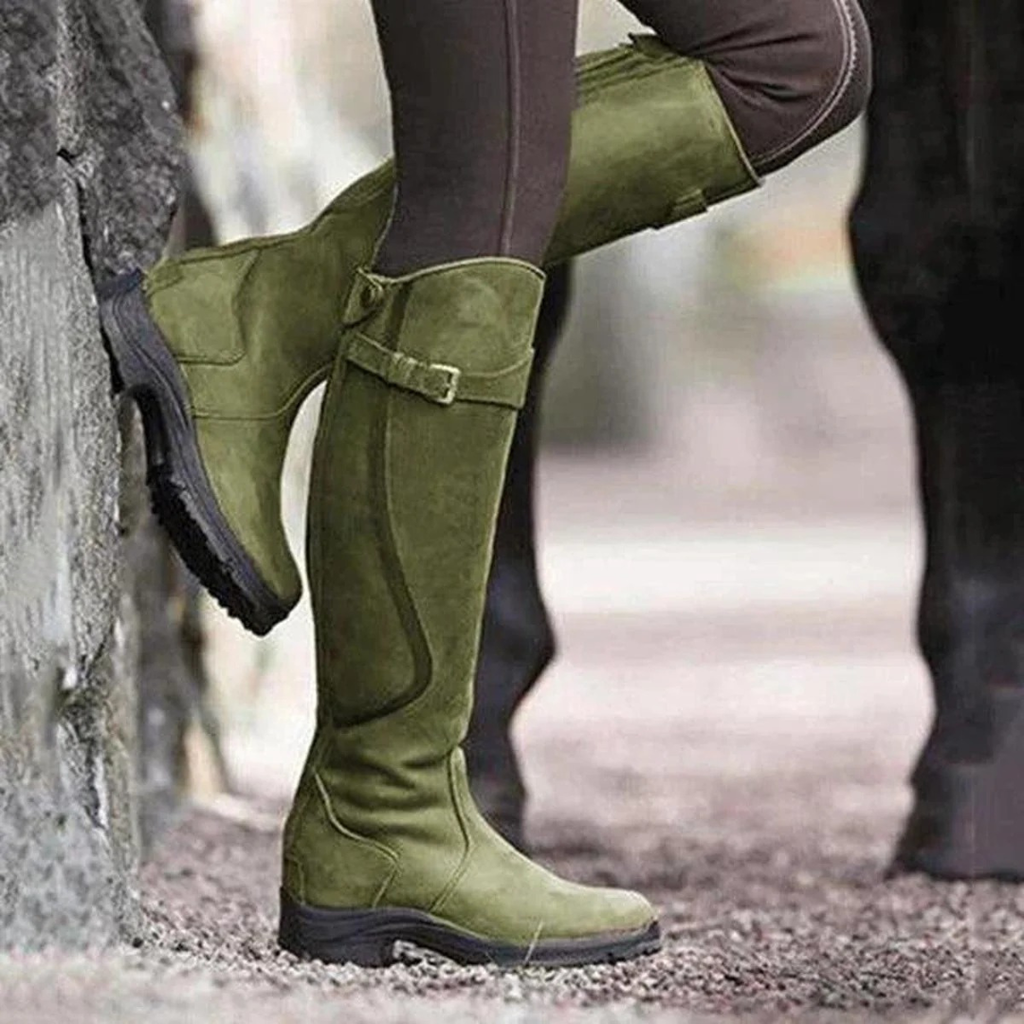 Leonie | Damen Orthopädische Warme Leder Winterstiefel