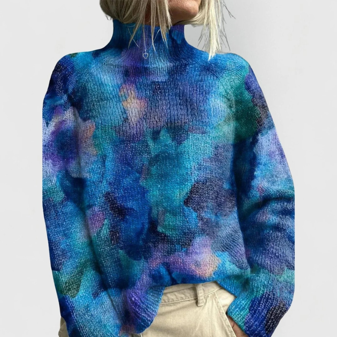 Lia | Damen Stilvoller Winter Rollkragenpullover