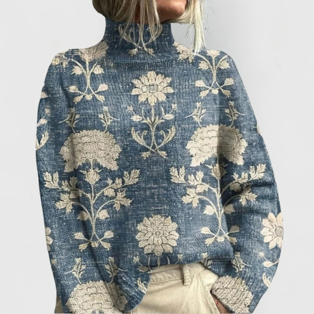 Lia | Damen Stilvoller Winter Rollkragenpullover