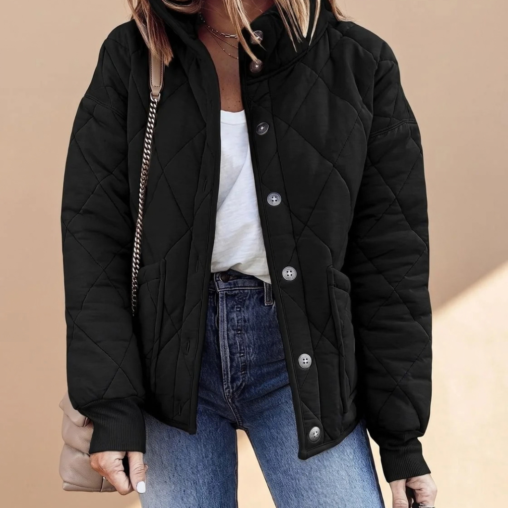 Liane | Damen Jacke mit Stehkragen und Langarm