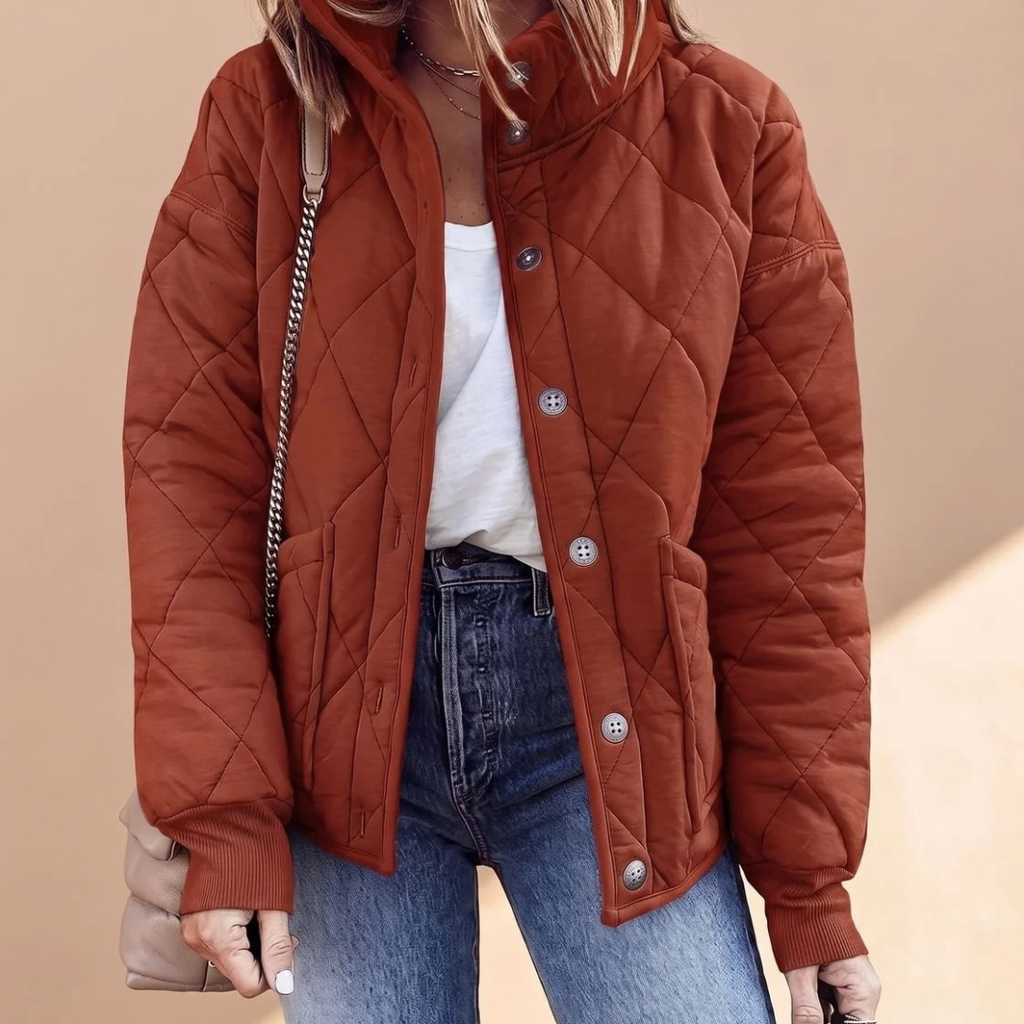 Liane | Damen Jacke mit Stehkragen und Langarm