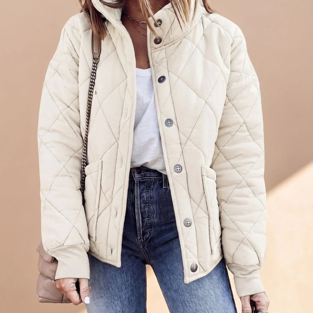 Liane | Damen Jacke mit Stehkragen und Langarm