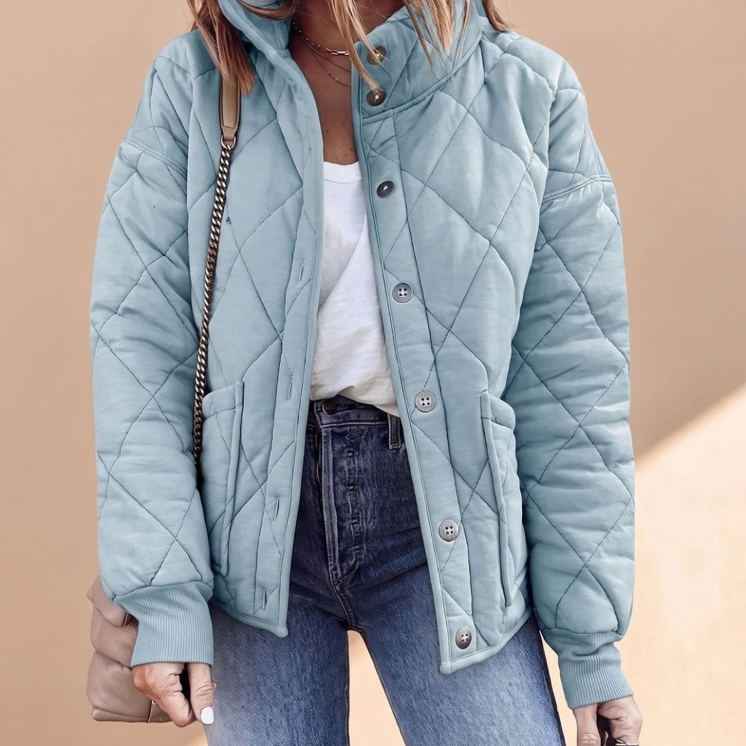 Liane | Damen Jacke mit Stehkragen und Langarm