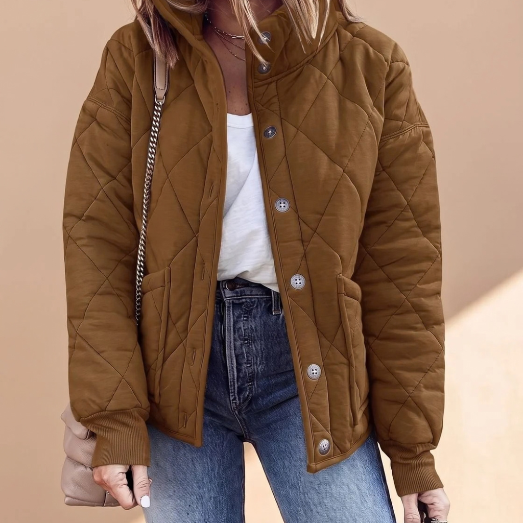 Liane | Damen Jacke mit Stehkragen und Langarm