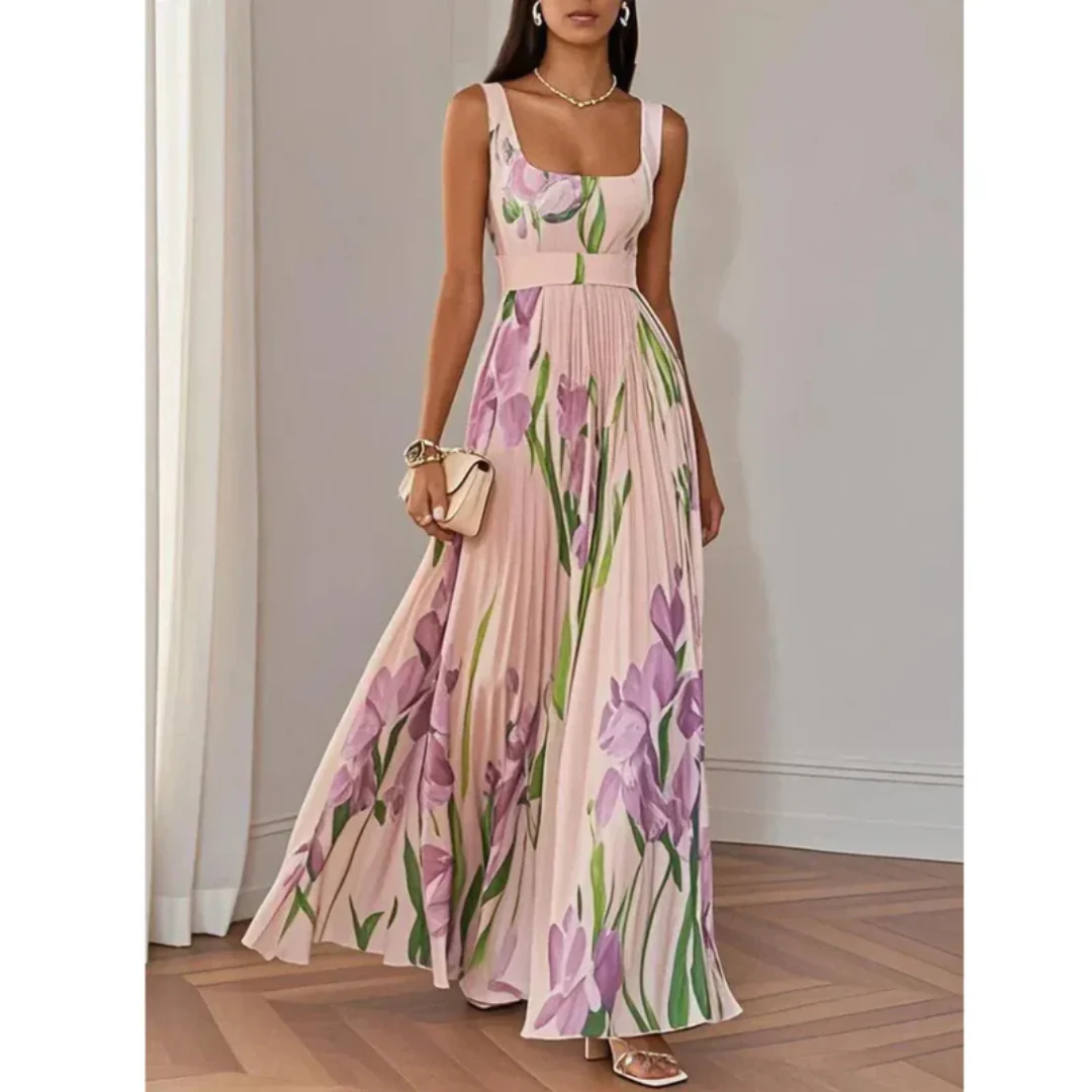Liese | Damen Fließendes Sommerkleid Maxi Boho