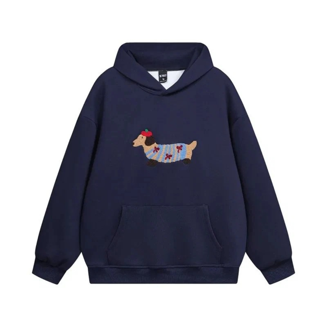 Liesel | Unisex Oversize Hoodie mit Stickerei