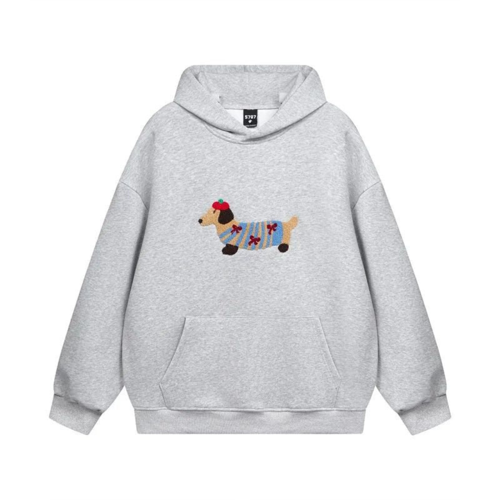Liesel | Unisex Oversize Hoodie mit Stickerei
