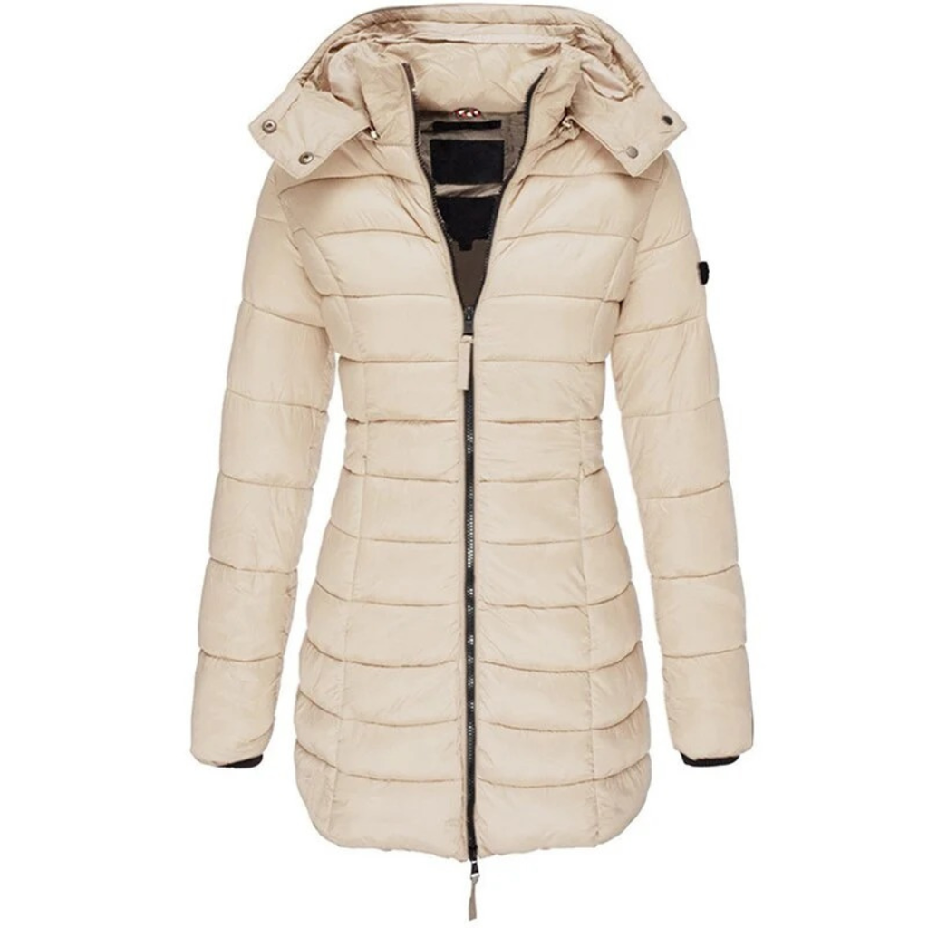 Lieselotte | Damen Warme Winterjacke mit Kapuze