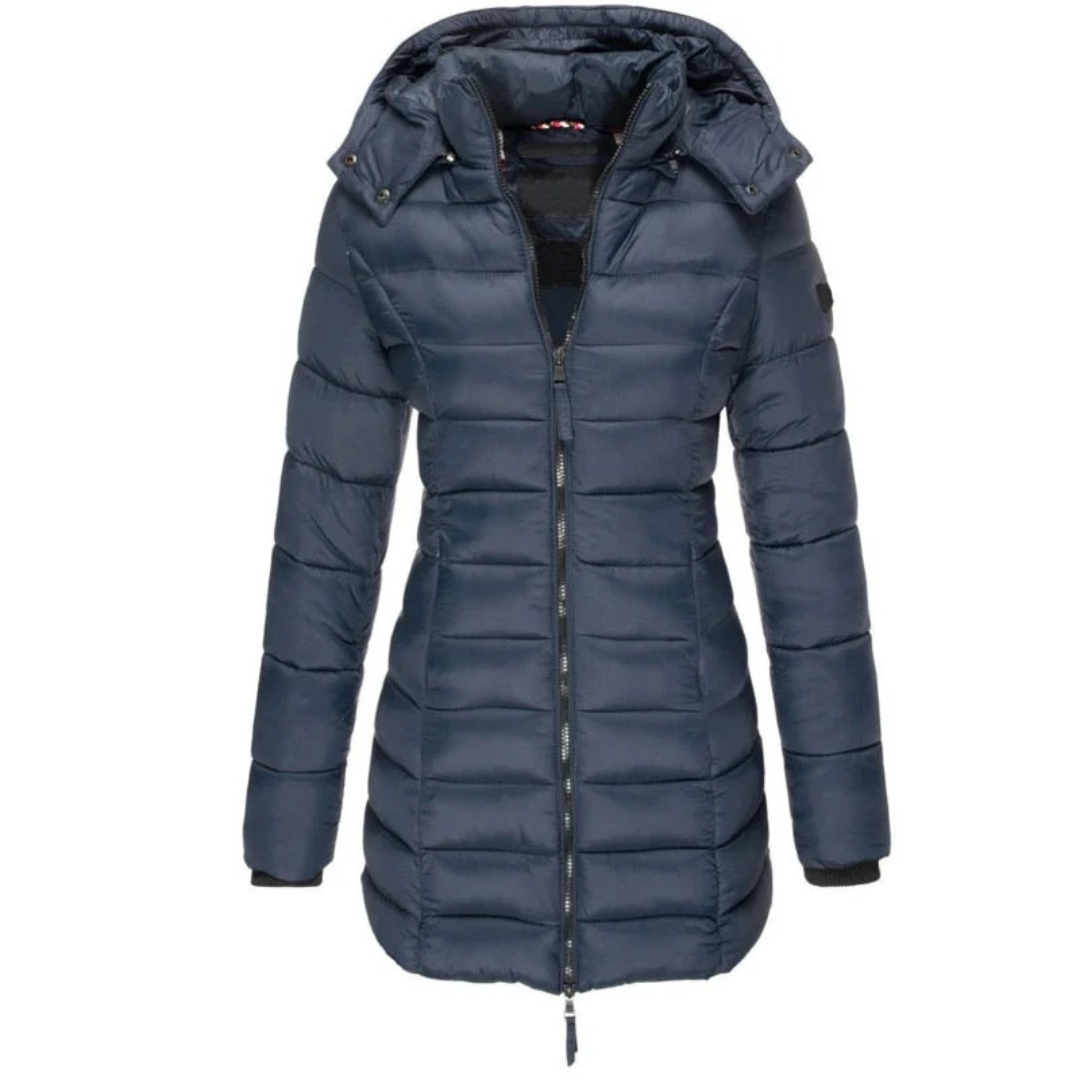 Lieselotte | Damen Warme Winterjacke mit Kapuze