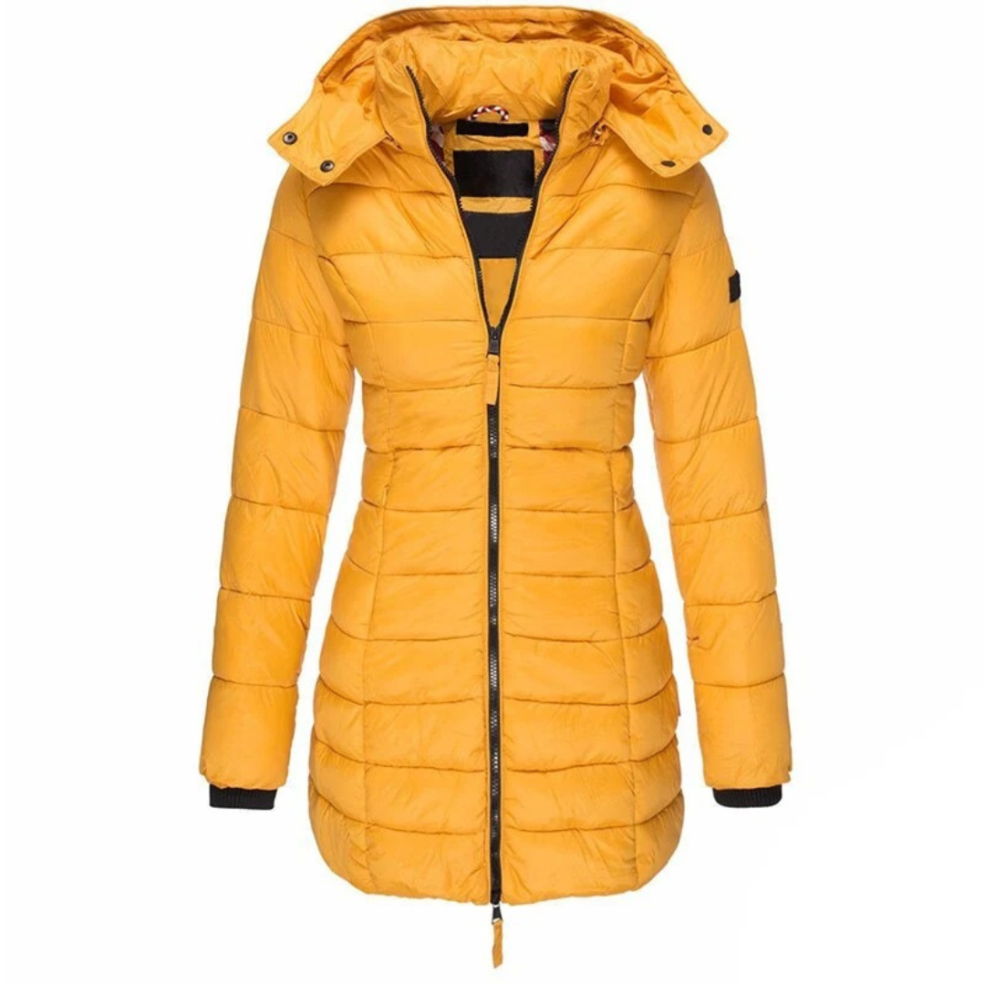 Lieselotte | Damen Warme Winterjacke mit Kapuze