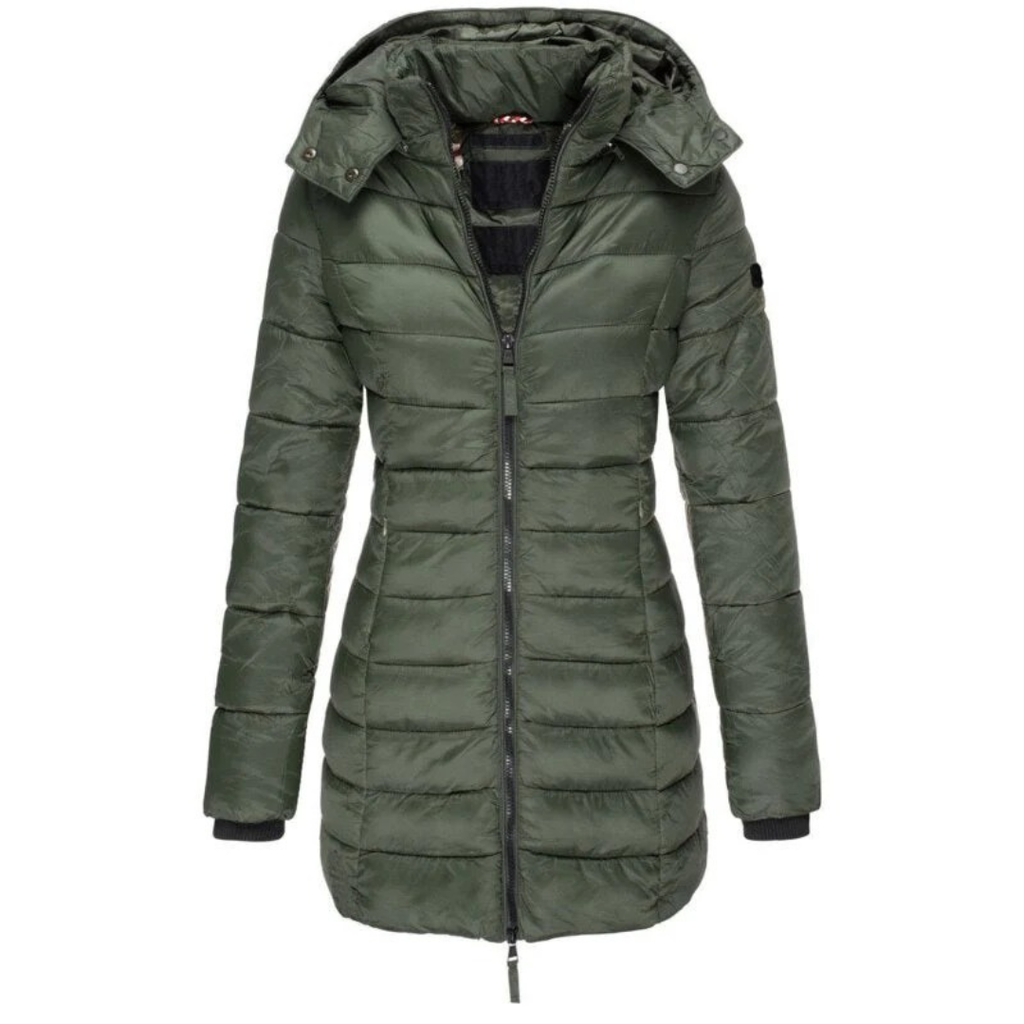 Lieselotte | Damen Warme Winterjacke mit Kapuze