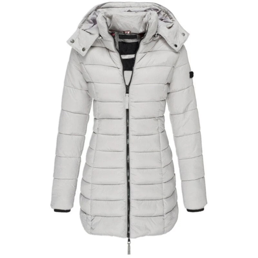Lieselotte | Damen Warme Winterjacke mit Kapuze