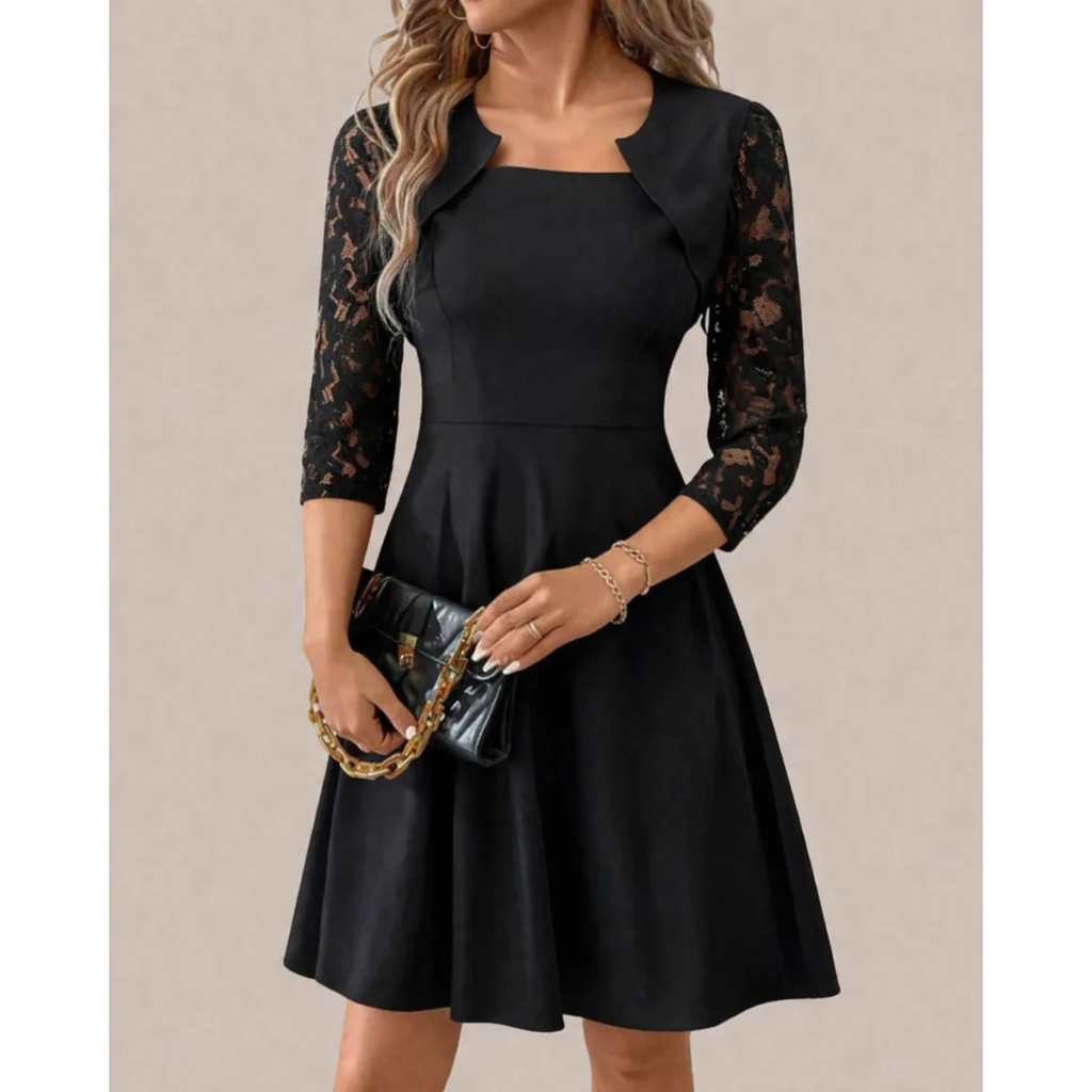 Lina | Damen Cocktail Abendkleid Mini