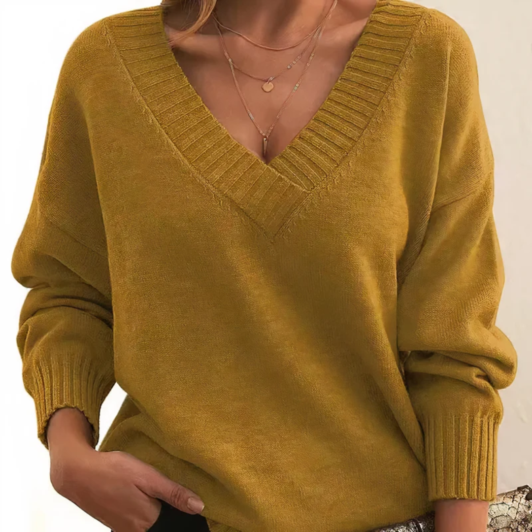 Lina | Damen Komfortable Kaschmir Pullover