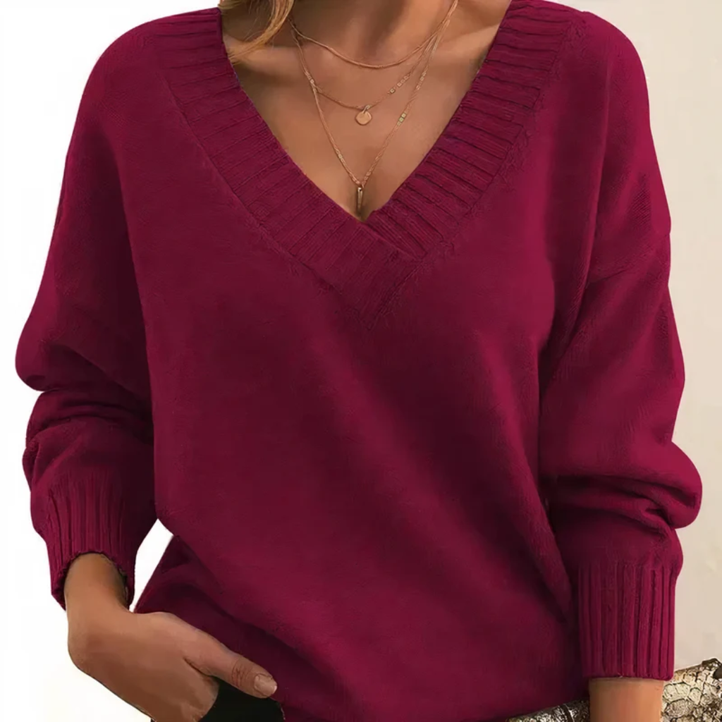 Lina | Damen Komfortable Kaschmir Pullover