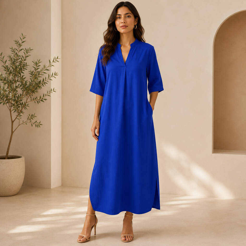 Lina | Damen Stilvolles Sommer Maxikleid