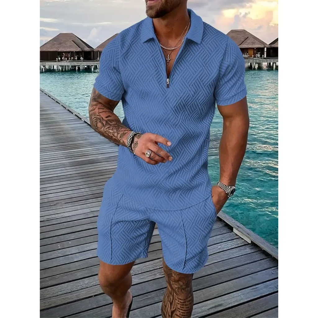 Lio | Herren Sommer Set Poloshirt Shorts