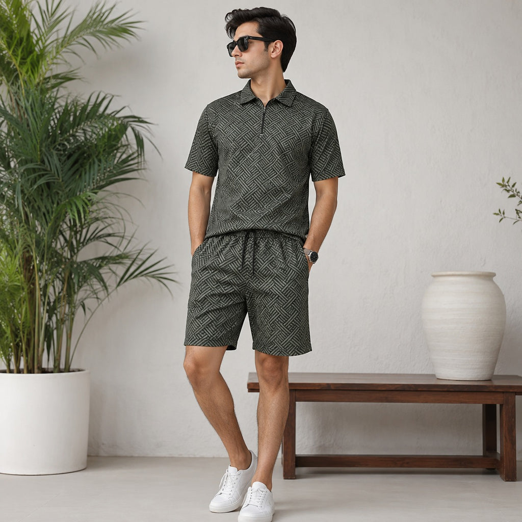 Lio | Herren Sommer Set Poloshirt Shorts
