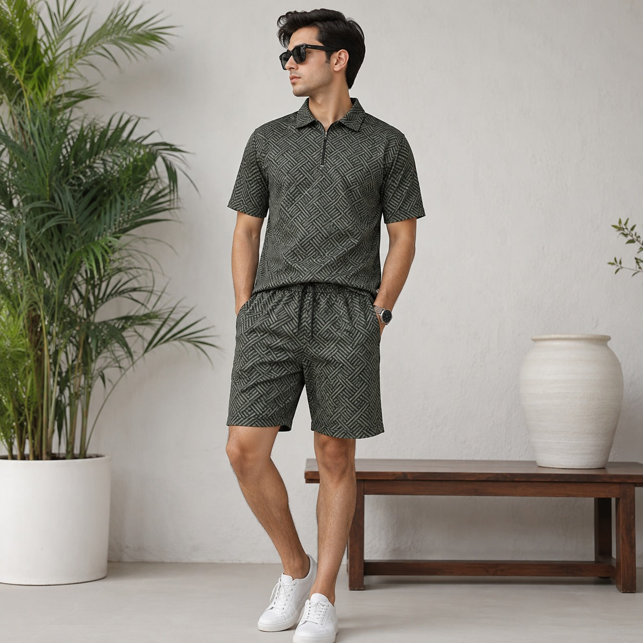 Lio | Herren Sommer Set Poloshirt Shorts