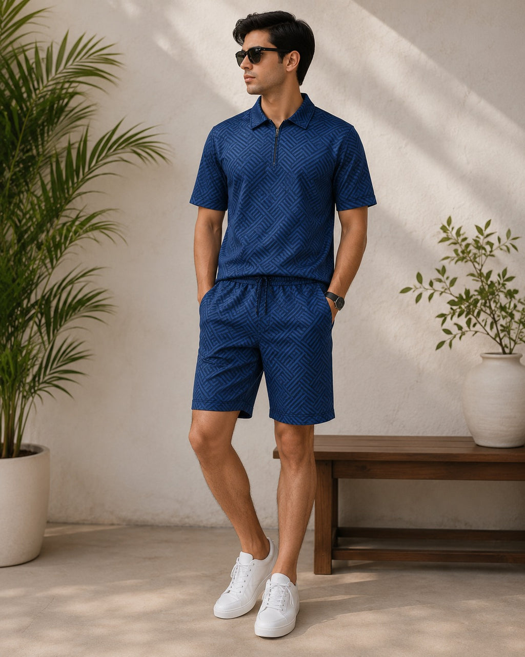 Lio | Herren Sommer Set Poloshirt Shorts