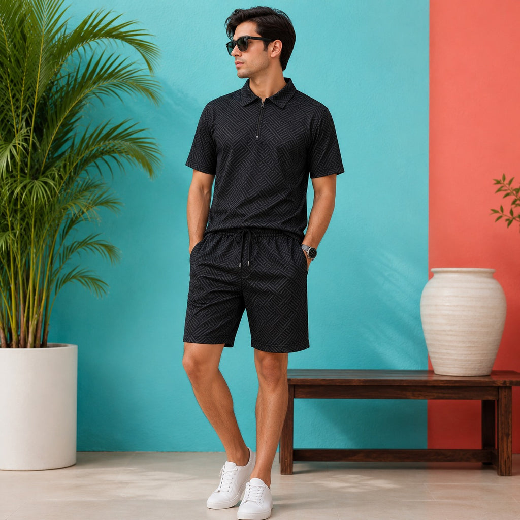 Lio | Herren Sommer Set Poloshirt Shorts