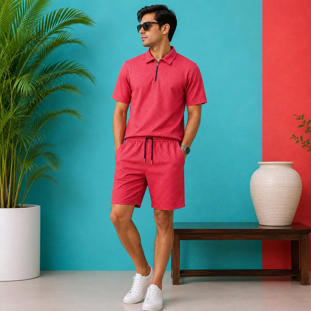 Lio | Herren Sommer Set Poloshirt Shorts