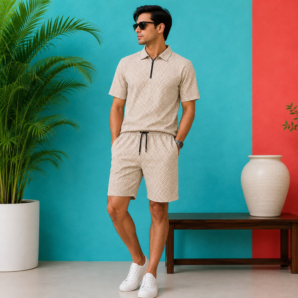 Lio | Herren Sommer Set Poloshirt Shorts