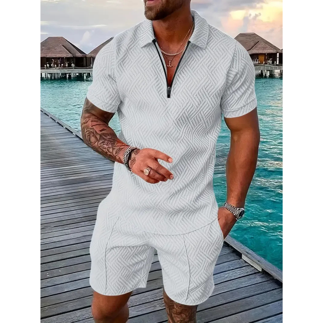Lio | Herren Sommer Set Poloshirt Shorts