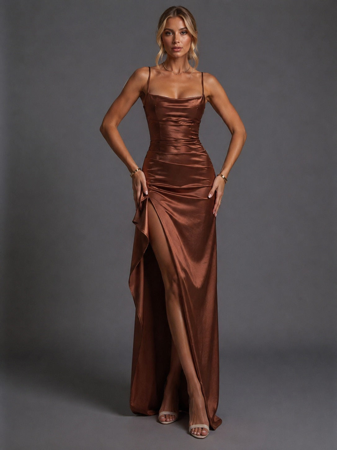 Liselotte | Damen Stilvolles Abend Maxikleid