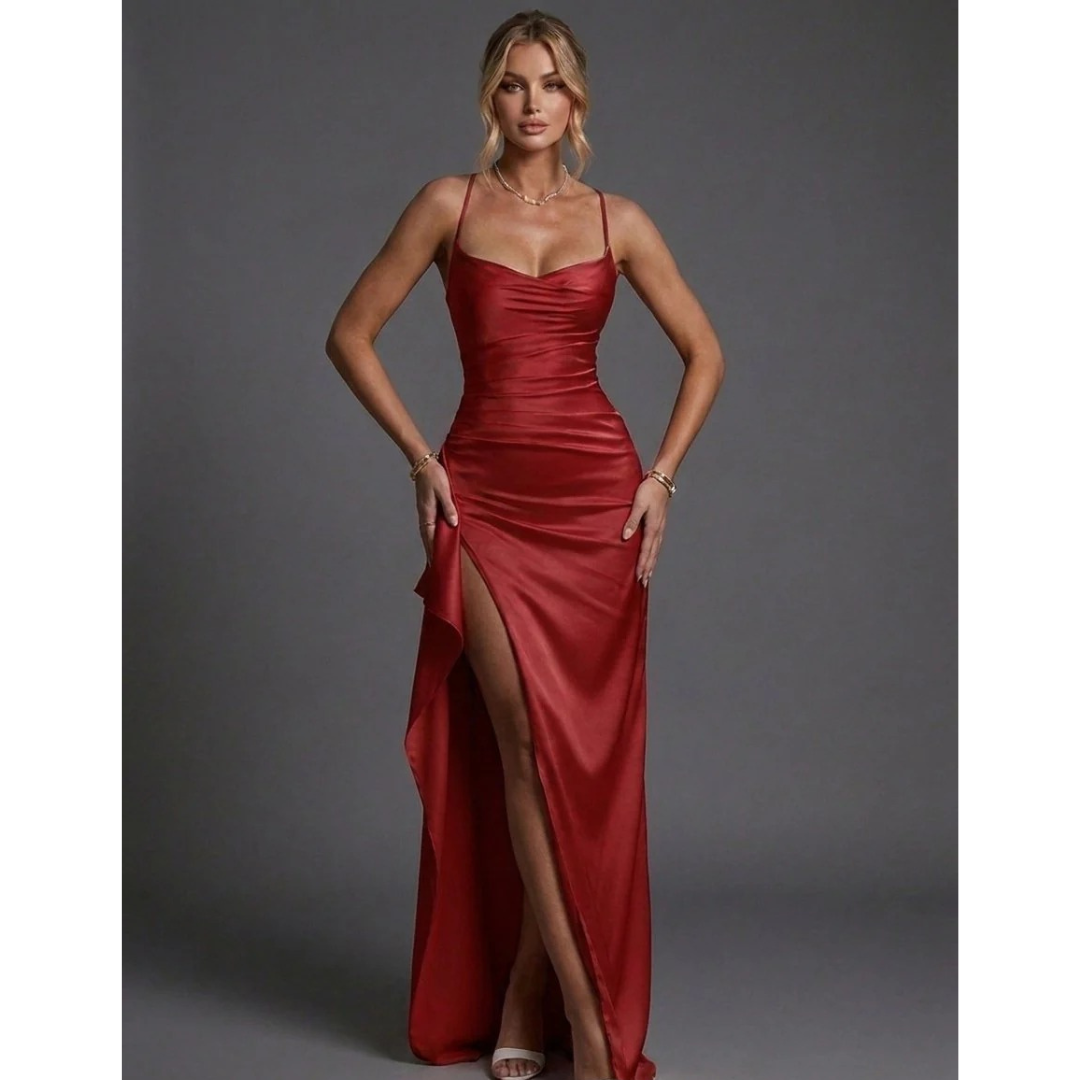 Liselotte | Damen Stilvolles Abend Maxikleid