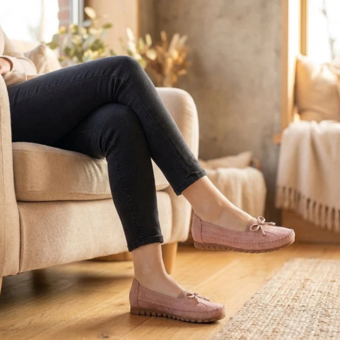 Lorelei | Damen Klassische Loafer Schuhe Perforiert