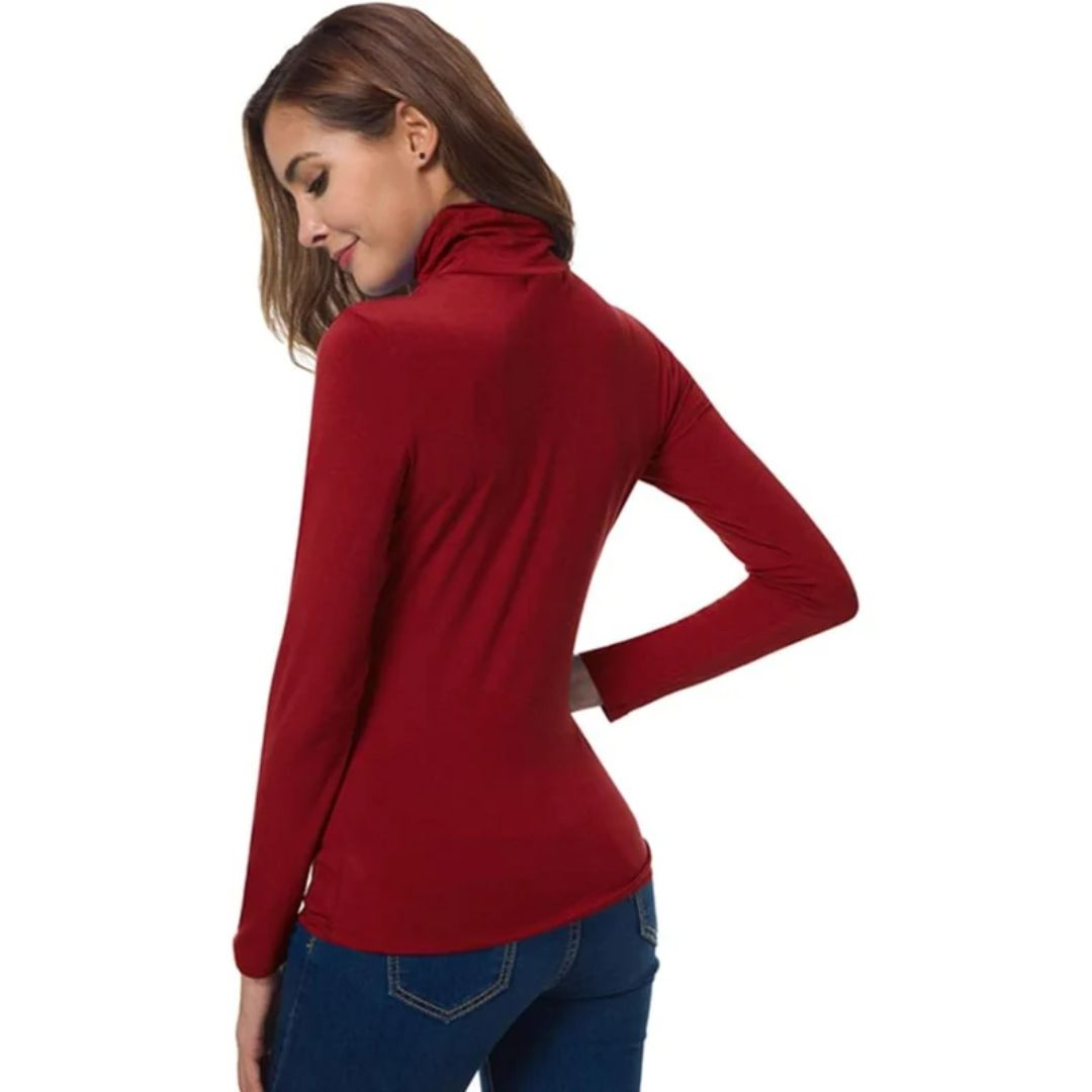 Lorelei | Damen Komfortabler Rollkragenpullover