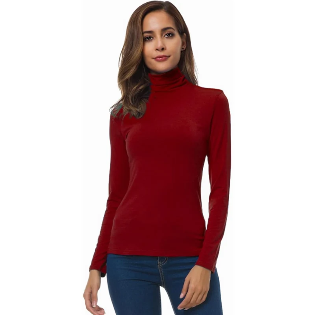 Lorelei | Damen Komfortabler Rollkragenpullover