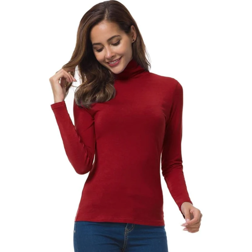 Lorelei | Damen Komfortabler Rollkragenpullover