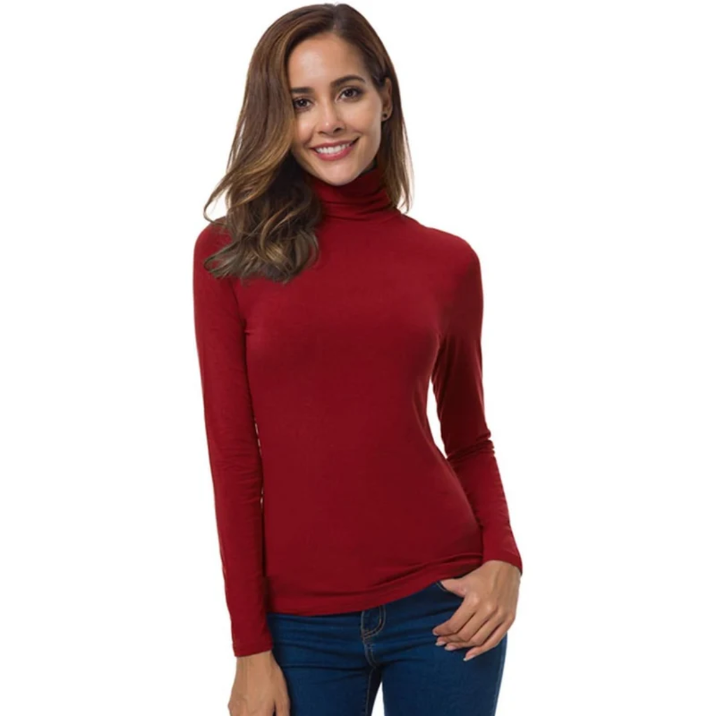 Lorelei | Damen Komfortabler Rollkragenpullover