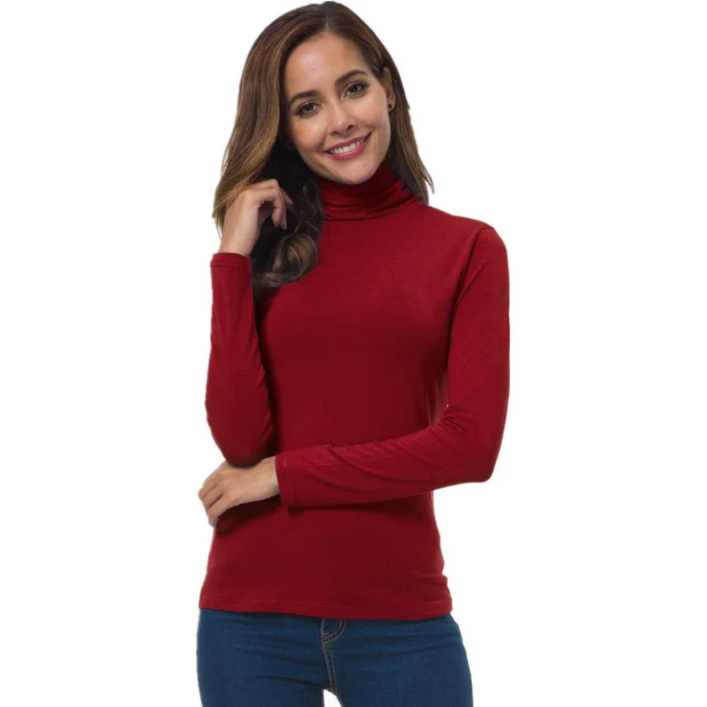 Lorelei | Damen Komfortabler Rollkragenpullover