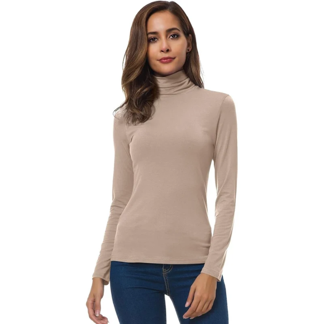 Lorelei | Damen Komfortabler Rollkragenpullover