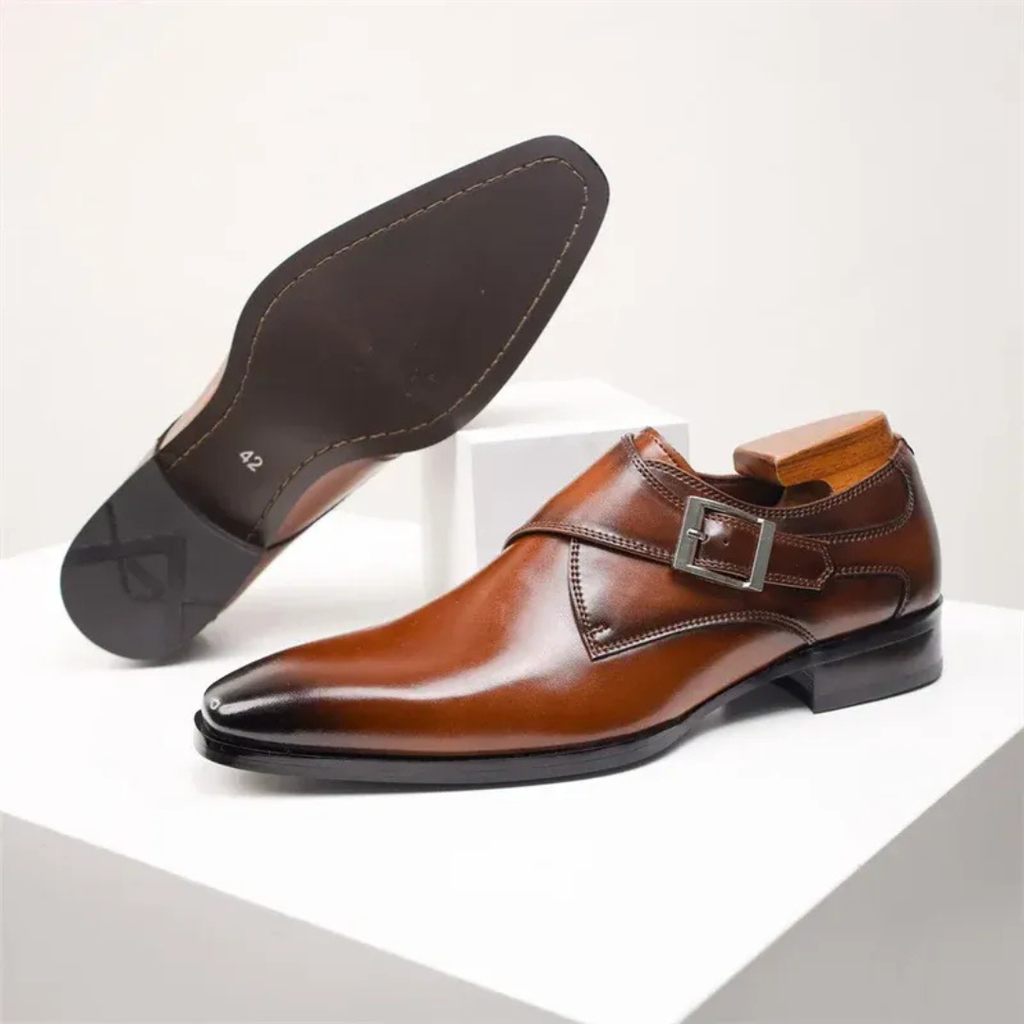 Lorenzo | Herren Orthopädische Elegante Lederschuhe Komfortabel
