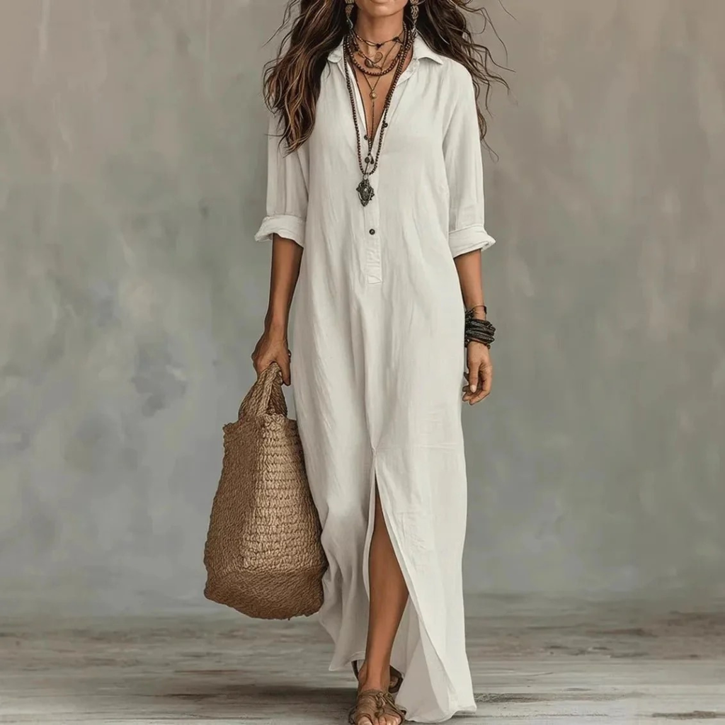 Lotti | Luftiges Maxi-Kleid für Den Alltag