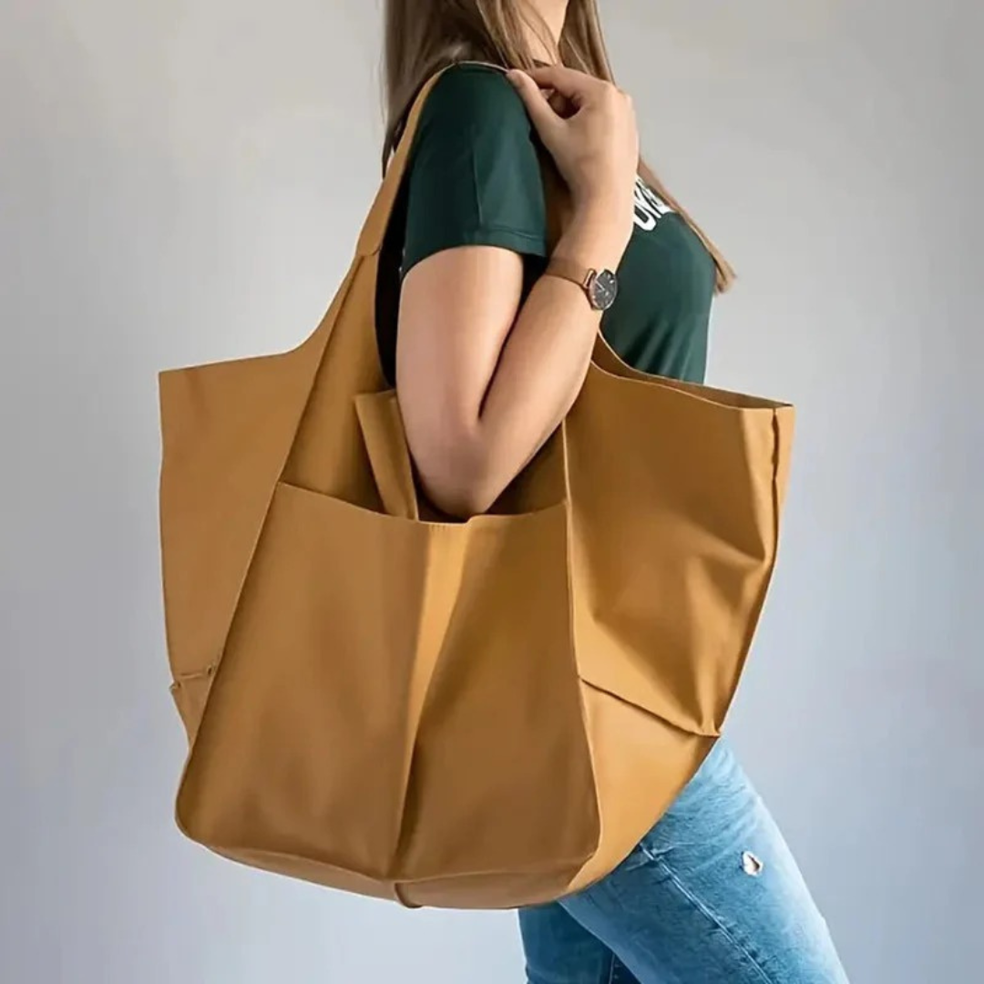Lou | Damen Elegante Vegane Leder Tote Bag