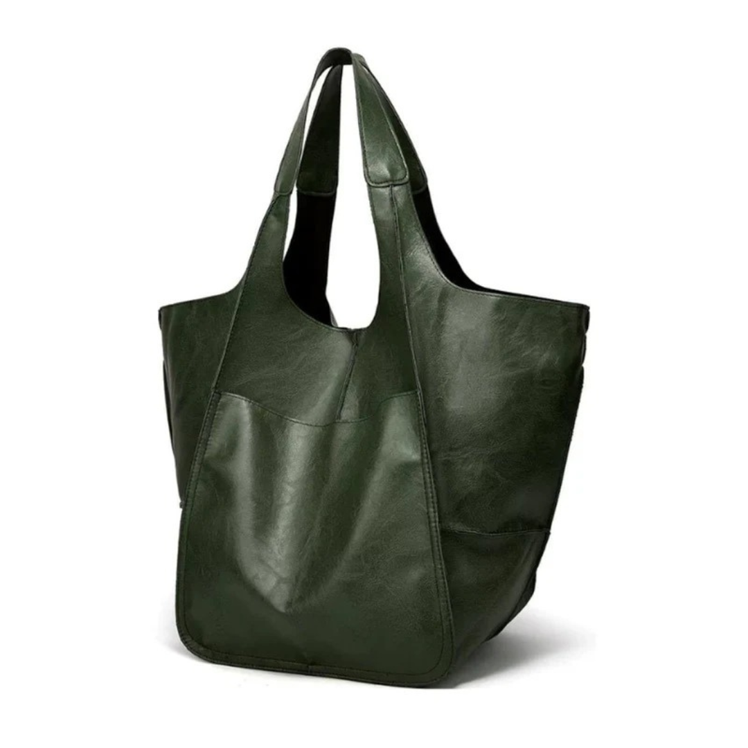 Lou | Damen Elegante Vegane Leder Tote Bag