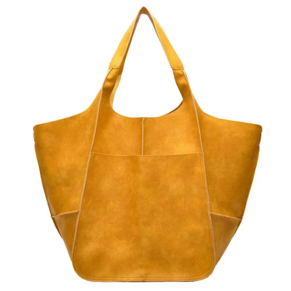Lou | Damen Elegante Vegane Leder Tote Bag