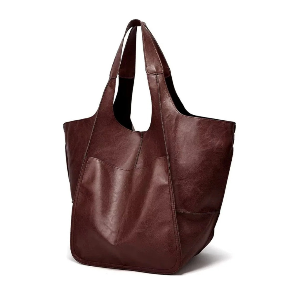 Lou | Damen Elegante Vegane Leder Tote Bag