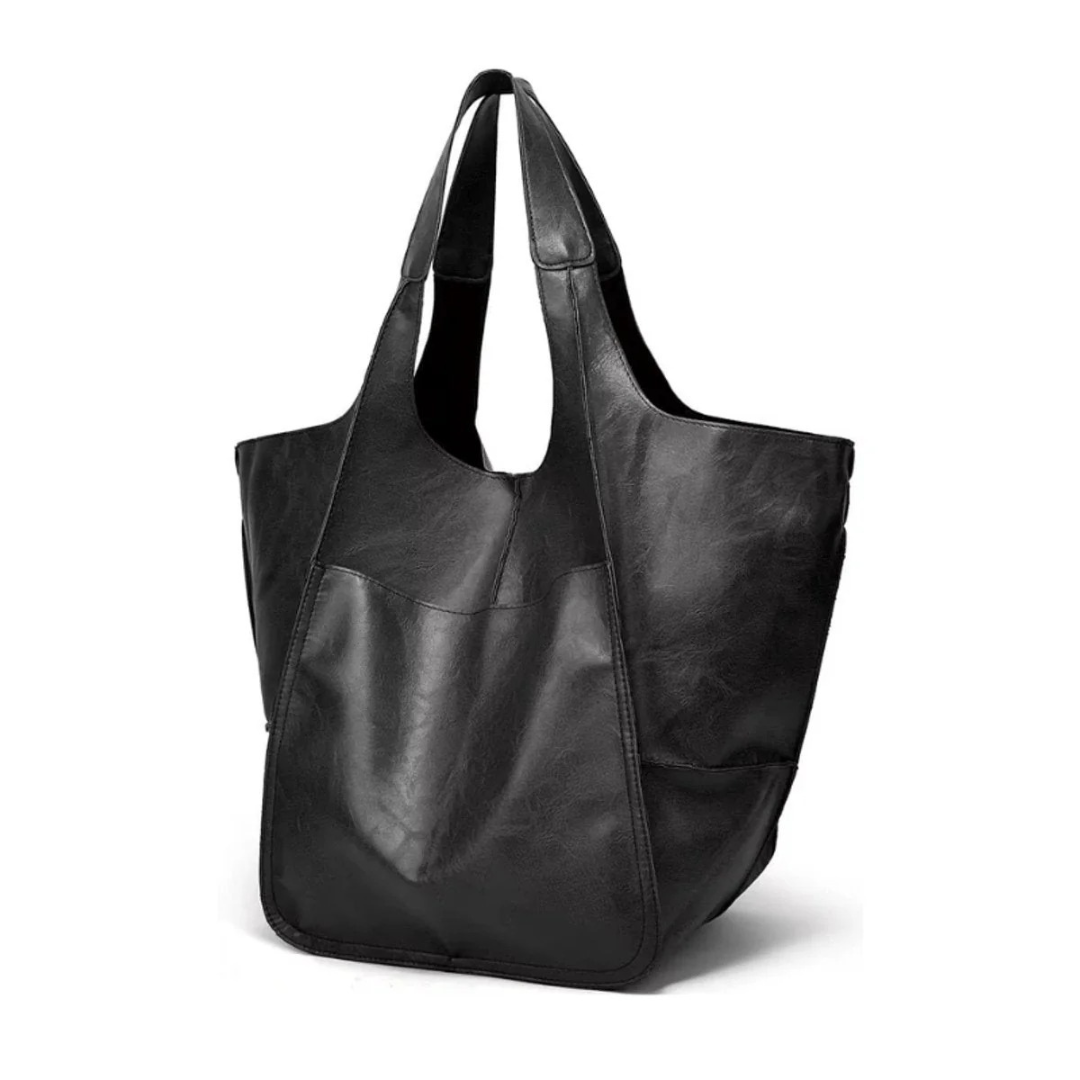 Lou | Damen Elegante Vegane Leder Tote Bag
