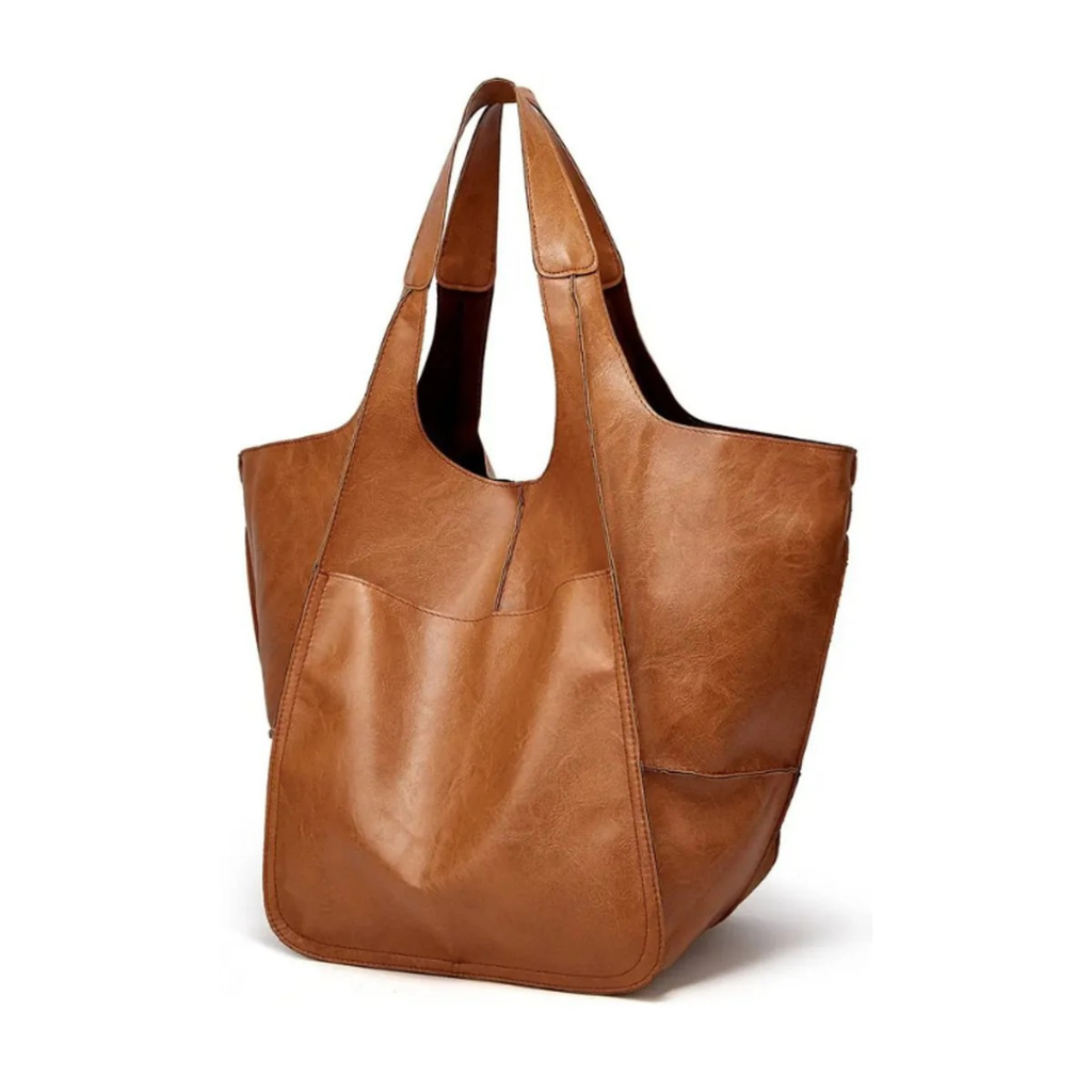 Lou | Damen Elegante Vegane Leder Tote Bag