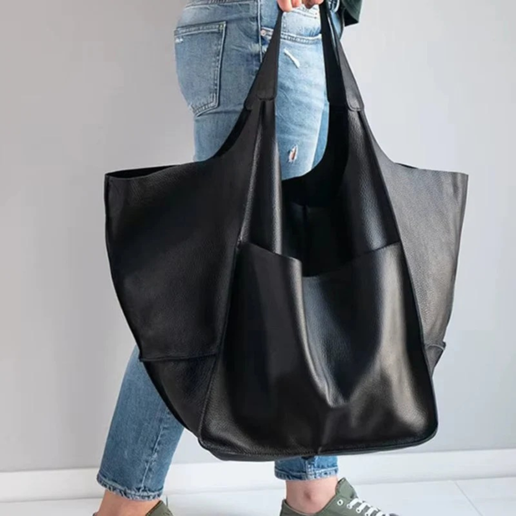 Lou | Damen Elegante Vegane Leder Tote Bag