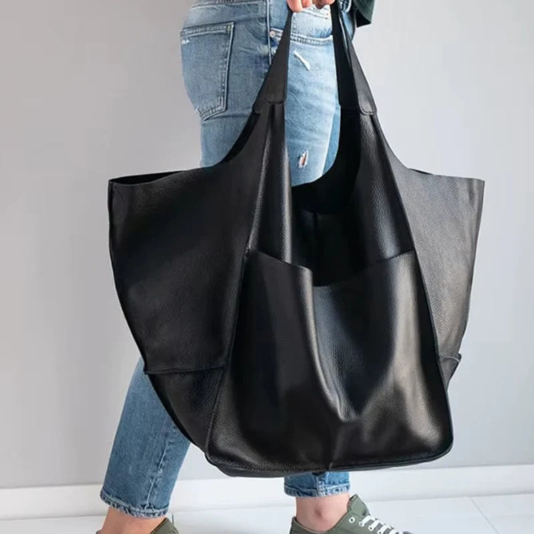 Lou | Damen Elegante Vegane Leder Tote Bag