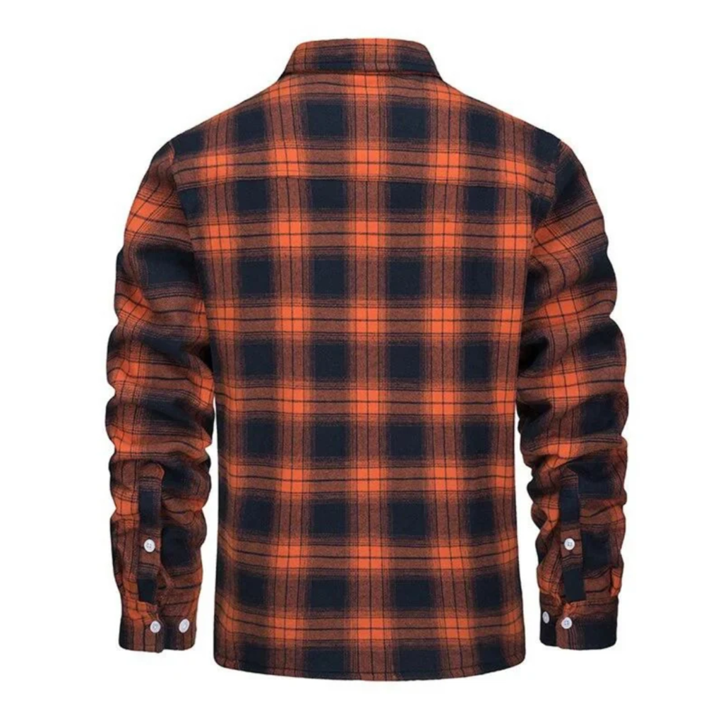 Luca | Herren Warme Hemdjacke mit Sherpa Futter