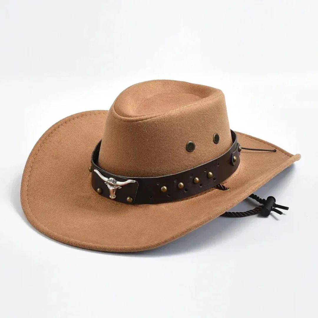 Ludwig | Herren Cowboy Hut mit breiter Krempe