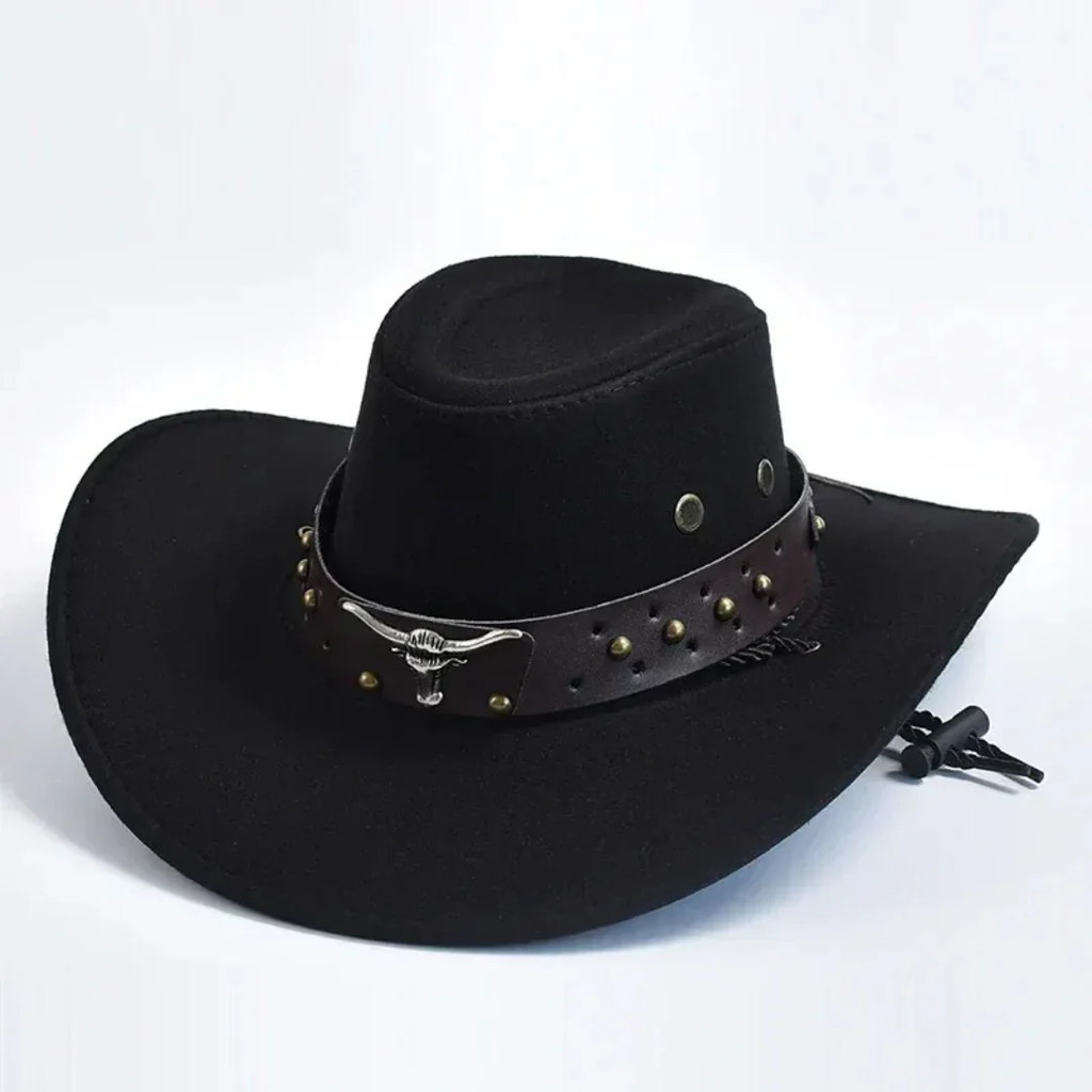 Ludwig | Herren Cowboy Hut mit breiter Krempe